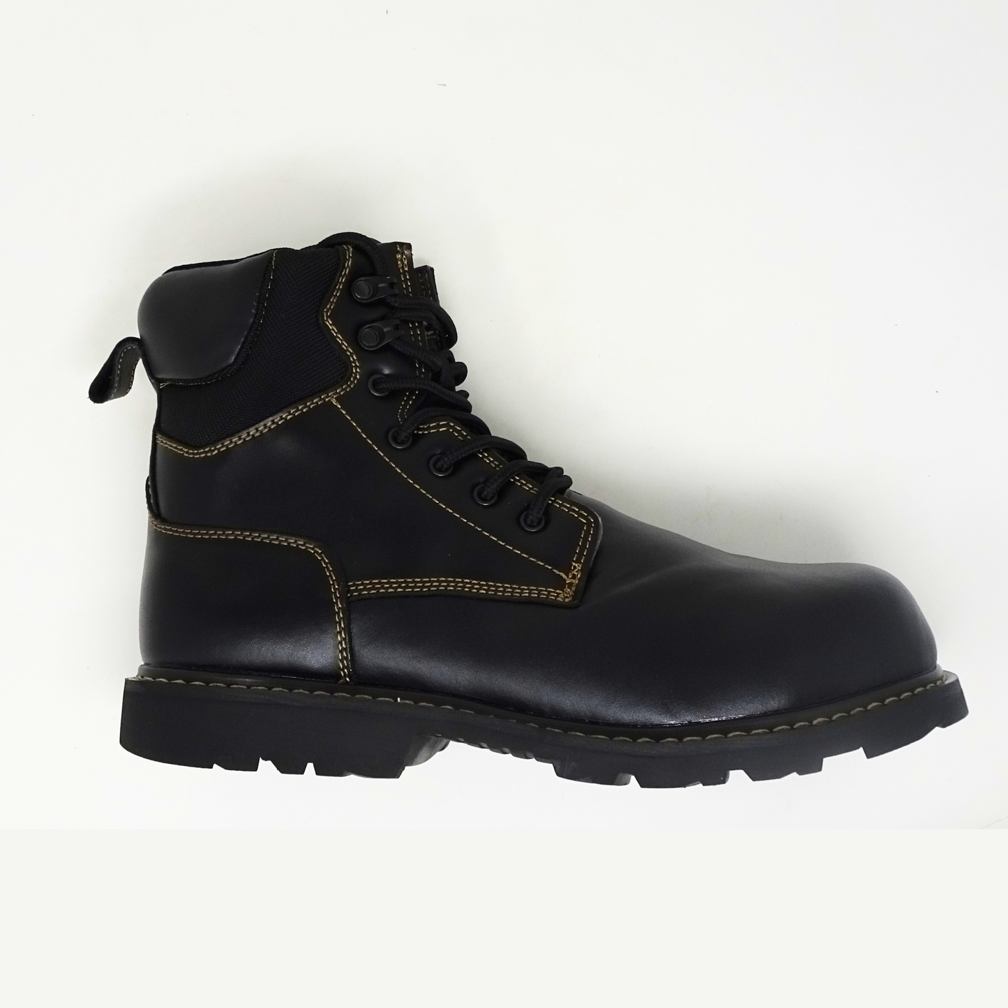 Fitec 6507 Black Men Oil Resistant Work Boots TheWideShoes