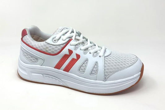 FITec 9330 White - Lady's Added-Depth Light Mesh Walking Shoe