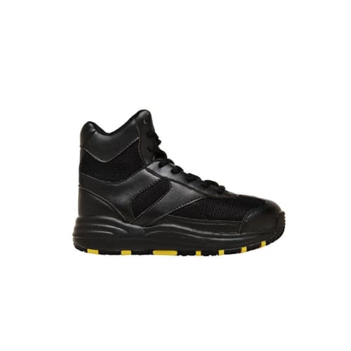 Mt. Emey 2152 Black - Children Oil/slip Resistant Boots With Laces - Shoes