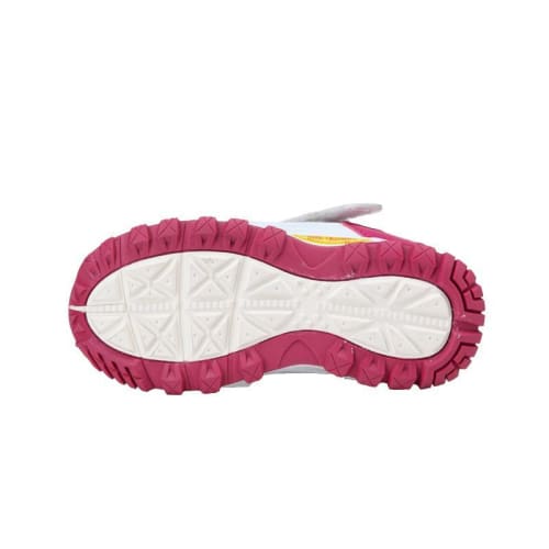 Mt. Emey 3305-5H White/rosy Red - Children Straight Last Athletic Boots With Elastic Laces - Shoes