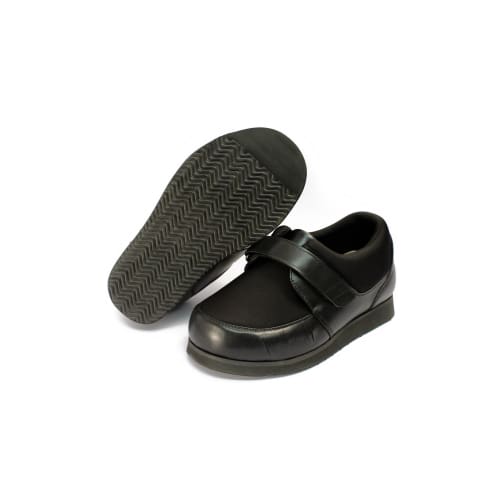 Mt. Emey 628-E Black (10E/14E Width) - Black Womens Lycra Casual Shoes - Shoes