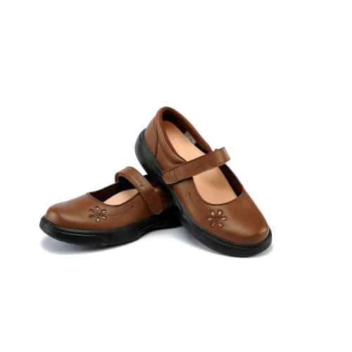 Mt. Emey 9205 Brown - Womens Extreme-Light Mary Jane Strap - Shoes
