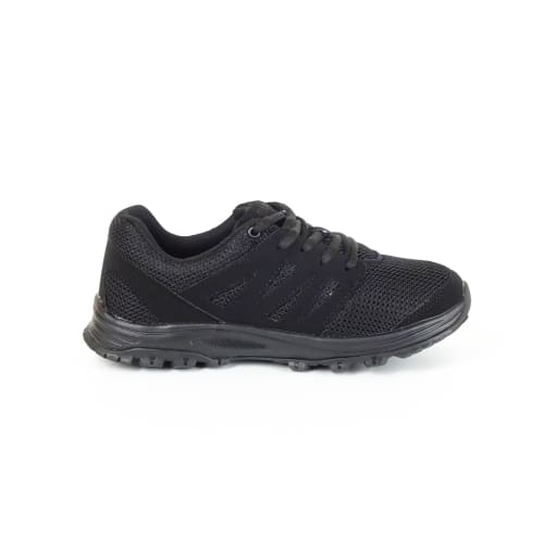 Mt. Emey 9306 Black -Womens Mesh Walking Shoes Black Lace - Shoes