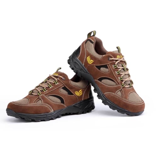 Mt. Emey 9708-2L Brown - Mens Extreme-Light Athletic Walking Shoes - Shoes